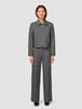 Essential Set Short Zip Jacket & Wide Pants