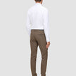 Essential Suit Pants Slim Saddle Brown Melange