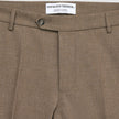 Essential Suit Pants Slim Saddle Brown Melange