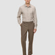 Essential Suit Pants Relaxed Fit Saddle Brown Melange