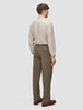 Essential Suit Pants Relaxed Fit Saddle Brown Melange