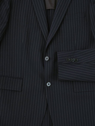 Essential Blazer Regular Navy Pinstripe