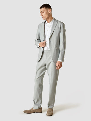 Essential Easy Blazer Slim Teal Blue