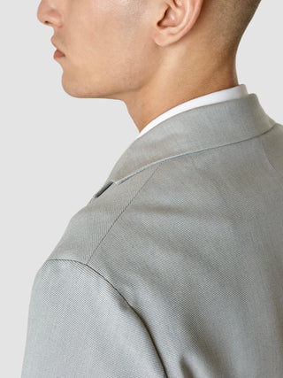 Essential Easy Blazer Slim Teal Blue