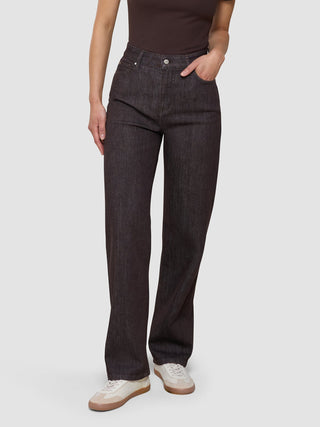 Women's Evelin Jeans Straight Chocolate