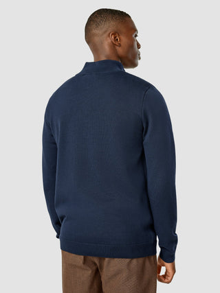 Everyday Knit Half Zip Navy