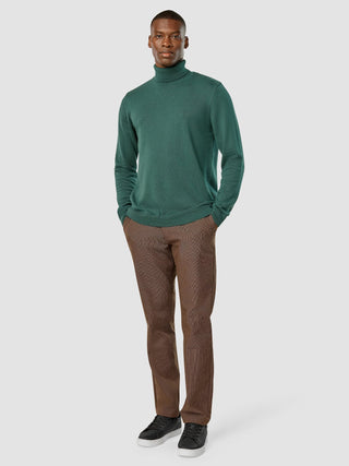 Everyday Knit Turtleneck Shadow Green