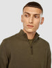 Everyday Knit Half-Zip Nightfall Green