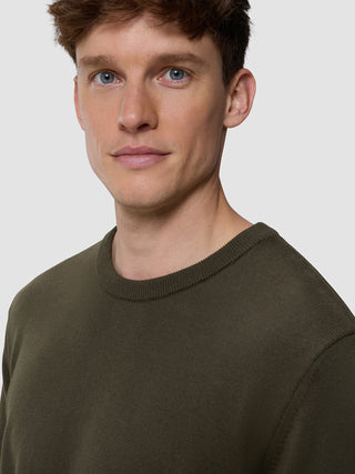 Everyday Knit Crewneck Nightfall Green
