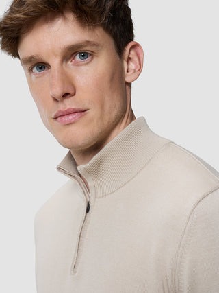 Everyday Knit Half Zip Birchwood