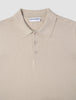 Everyday Knit Long Sleeve Polo Birchwood