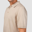 Everyday Knit Short Sleeve Polo Birchwood