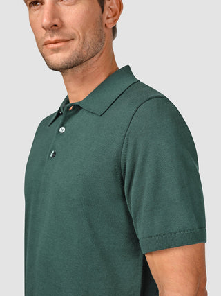 Everyday Knit Short Sleeve Polo Shadow Green
