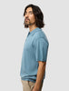 Everyday Knit Short Sleeve Polo Blue Mirage