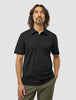 Evolve Pique Polo Black