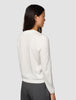 Fine Knit Cardigan Off White