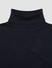 Fine Knit Turtleneck Black