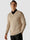 Fine Knit V-neck Khaki Molinaire