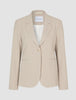 Essential Suit Island Sand Pinstripe Fitted Blazer & Straight Pants