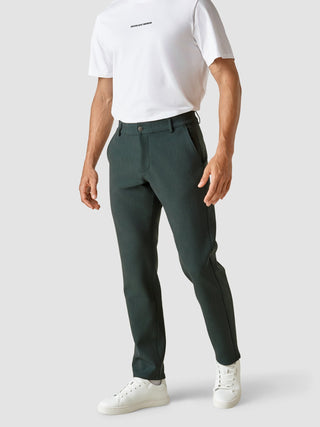 Heavy Edition Pants Regular Deep Green Melange 2.0