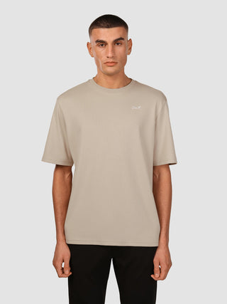 Heavy Box Fit T-shirt Legacy Stone Beige