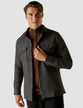 Heavy Edition Overshirt Dark Grey Melange