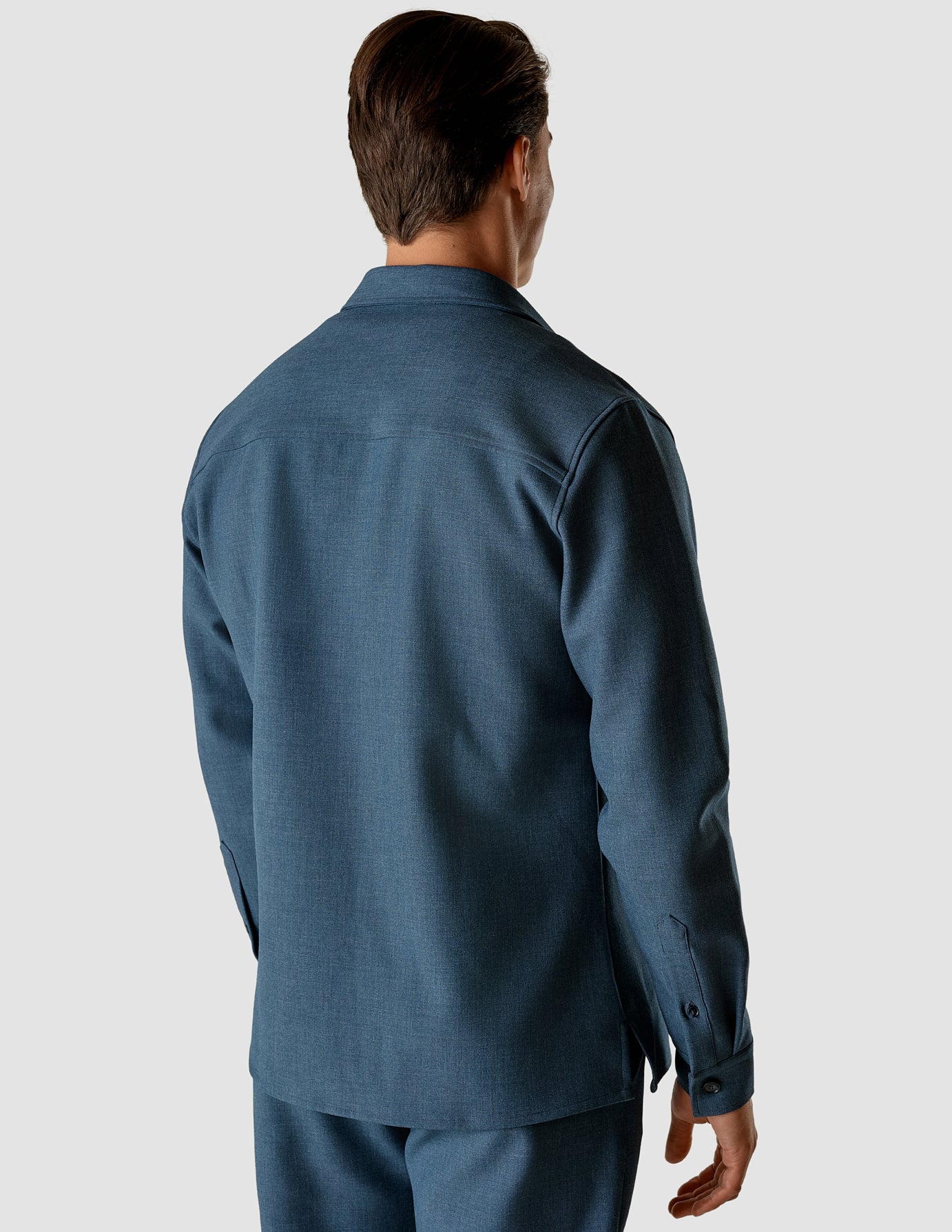 Heavy Edition Overshirt Deep Blue Melange