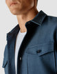 Heavy Edition Overshirt Deep Blue Melange