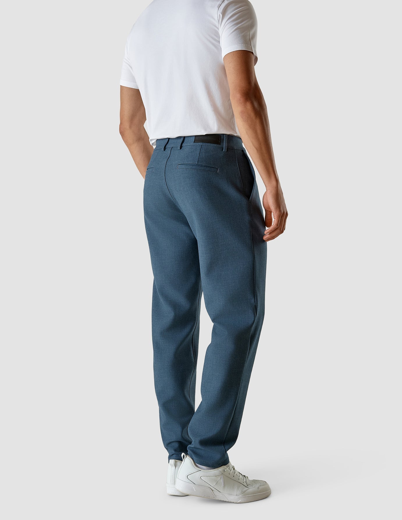 Heavy Edition Pants Slim Deep Blue Melange