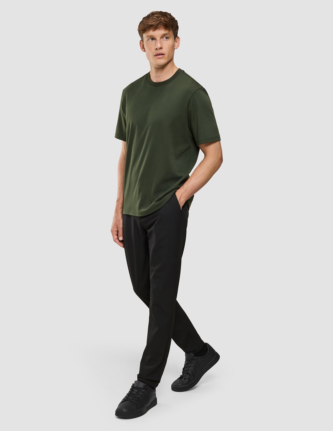 Heavy Box Fit T-shirt Green Night