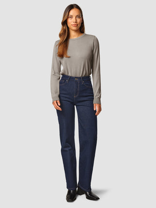 Jeans Straight Fit Dark Blue