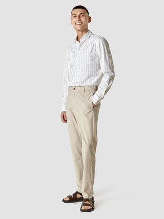 Lightweight Classic Shirt Earth Stripe Regular