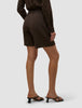 Women's Linen Shorts Relaxed Espresso