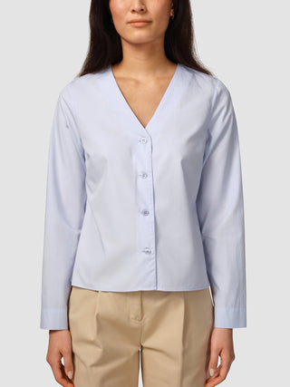 Madison Blouse Powder Blue