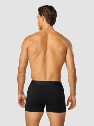 2 Pack Bamboo Viscose Boxer Black