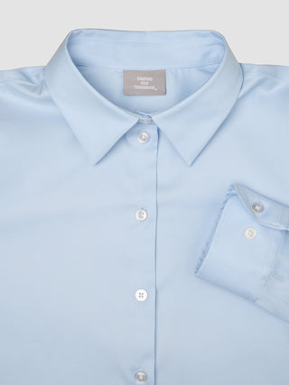 Women's Oxford Shirt Sky Blue Slim