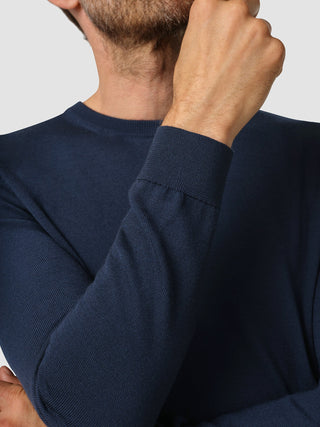 Premium Merino Crewneck Navy