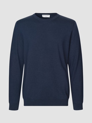 Premium Merino Crewneck Navy