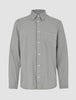 Refined Linen Long Sleeve Shirt Stone Grey