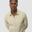 Refined Linen Long Sleeve Shirt Soft Sand
