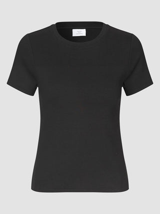 Rib T-Shirt Black