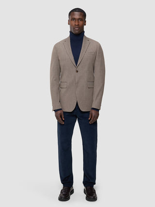 Seamless Premium Merino Knit Turtleneck Dark Navy