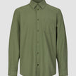 Seersucker Casual Shirt Clover Green