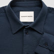 Seersucker Casual Shirt Dark Navy