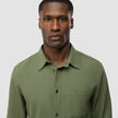 Seersucker Casual Shirt Clover Green