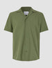 Seersucker Short Sleeve Shirt Clover Green