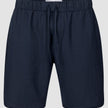 Seersucker Shorts Dark Navy