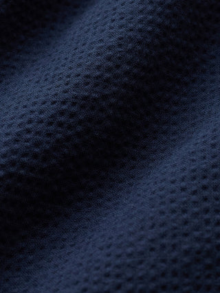 Seersucker Shorts Dark Navy