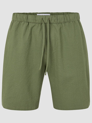 Seersucker Shorts Clover Green