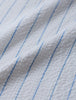 Seersucker Short Sleeve Shirt Blue Stripes